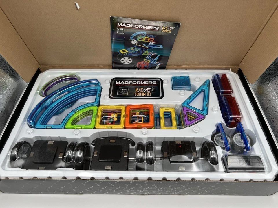 Magformers RC Cruisers 52 Piece Magnetic Construction Set Remote Control NEW - Image 4 of 4