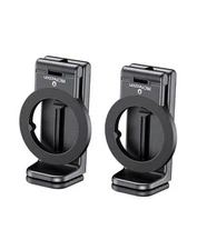  2-Pack Magnetic Airplane Phone Holder for MagSafe iPhone 17, 16, Black 2-Pack