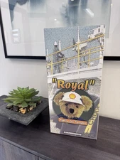 Shell GAS Royal Pipeline Gas Transport AS Stuffed 17" Plush Bear 2nd 2000