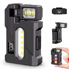 EDC Flashlight Rechargeable, Mini EDC Flashlight with 270  Rotable Lamp Head,...