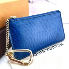Louis Vuitton Epi Pochette Cl Coin Case M63805 Toledo Blue12821
