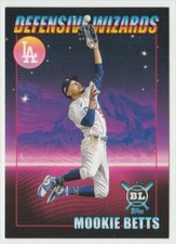 2021 Topps Big Leage Defensive Wizards #DW-1 Mookie Betts Los Angeles Dodgers