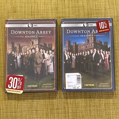 Downton Abbey Season 2 and 3 Original UK Version DVD PBS NEW Sealed | eBay
