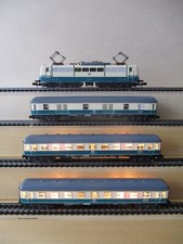 Minitrix Spur N, Komplette Sammlung, Loks, Wagons, Gleise, Trafo und Zubehör