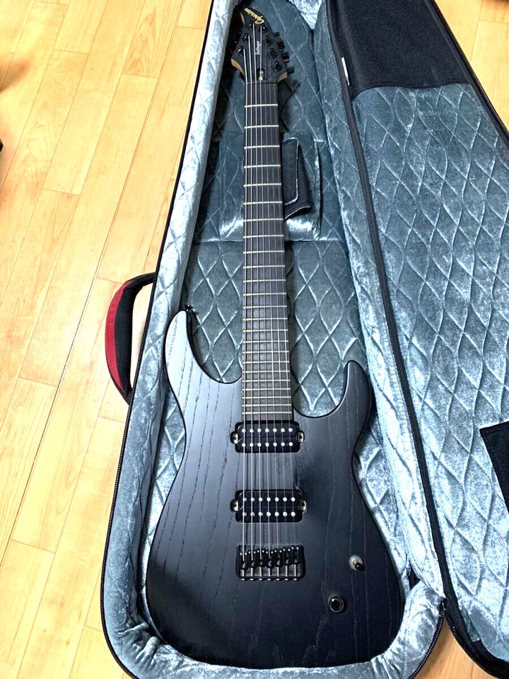 Caparison Dellinger-7 FX-AM 7-Strings Guitar Charcoal Black Matt - Image 3 of 4