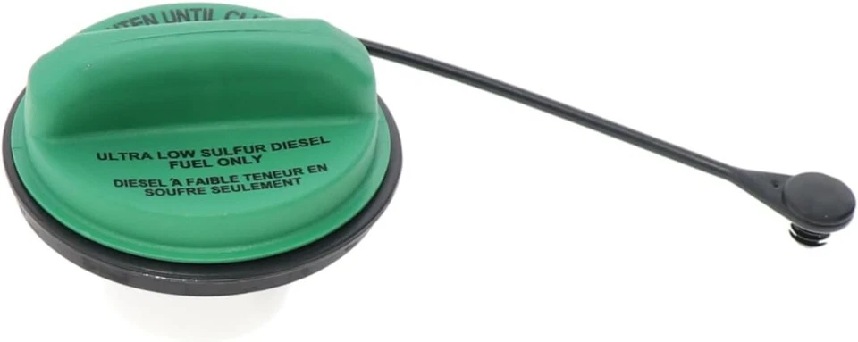 Tapa de gasolina para tanque de combustible diésel verde Motorcraft FC1068 con correa para Ford Super Duty Foto 2 de 4