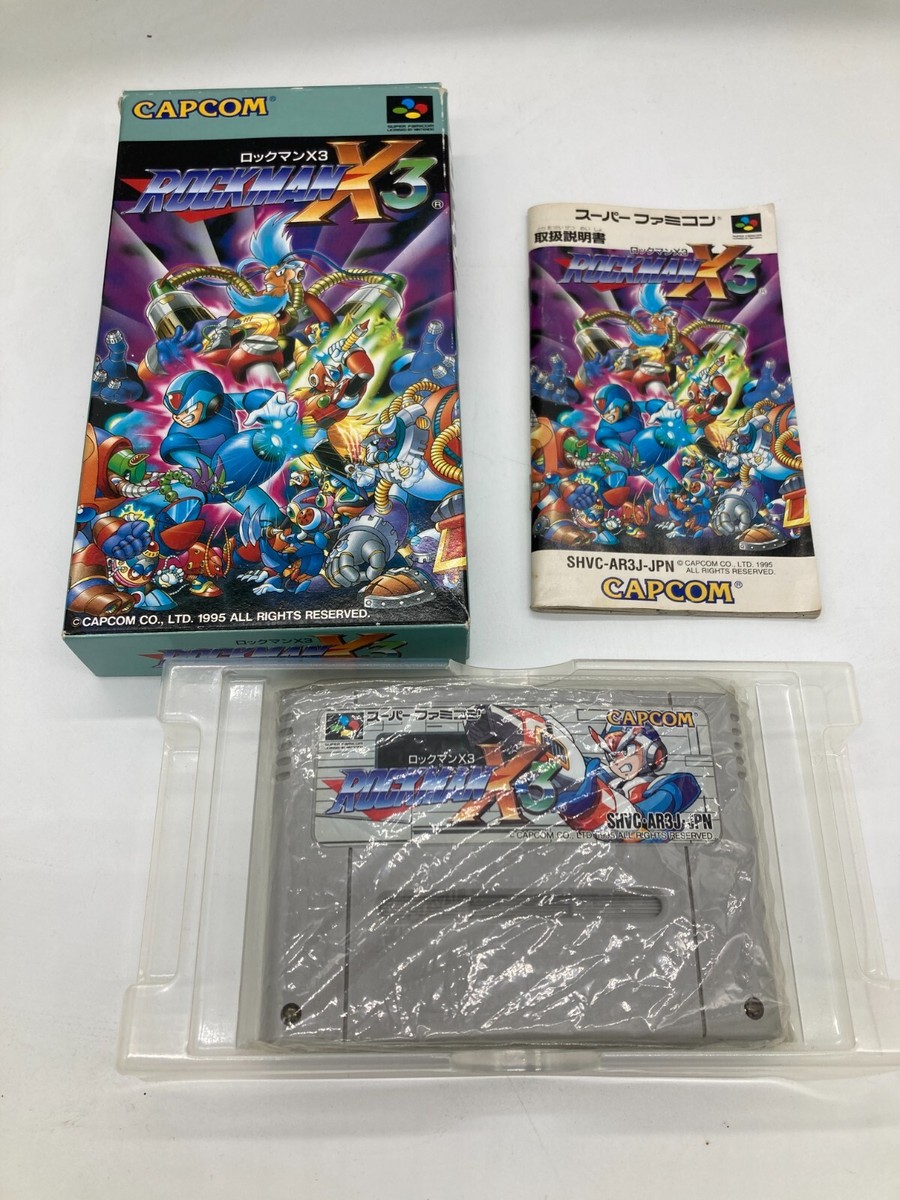 Rockman X3 Mega Man Nintendo Super Famicom SNES Japan Authentic | eBay