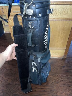 Callaway GOLF x Hawk Eye ゴルフバッグ ボストン カバン Vintage Callaway Hawk Eye Golf Bag Carry Bag Green Black 6 Way GUC
