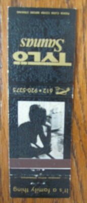 GIRLIE: TYLO SAUNAS  MATCHBOOK MATCHCOVER (MINNEAPOLIS, MINNESOTA) -E12