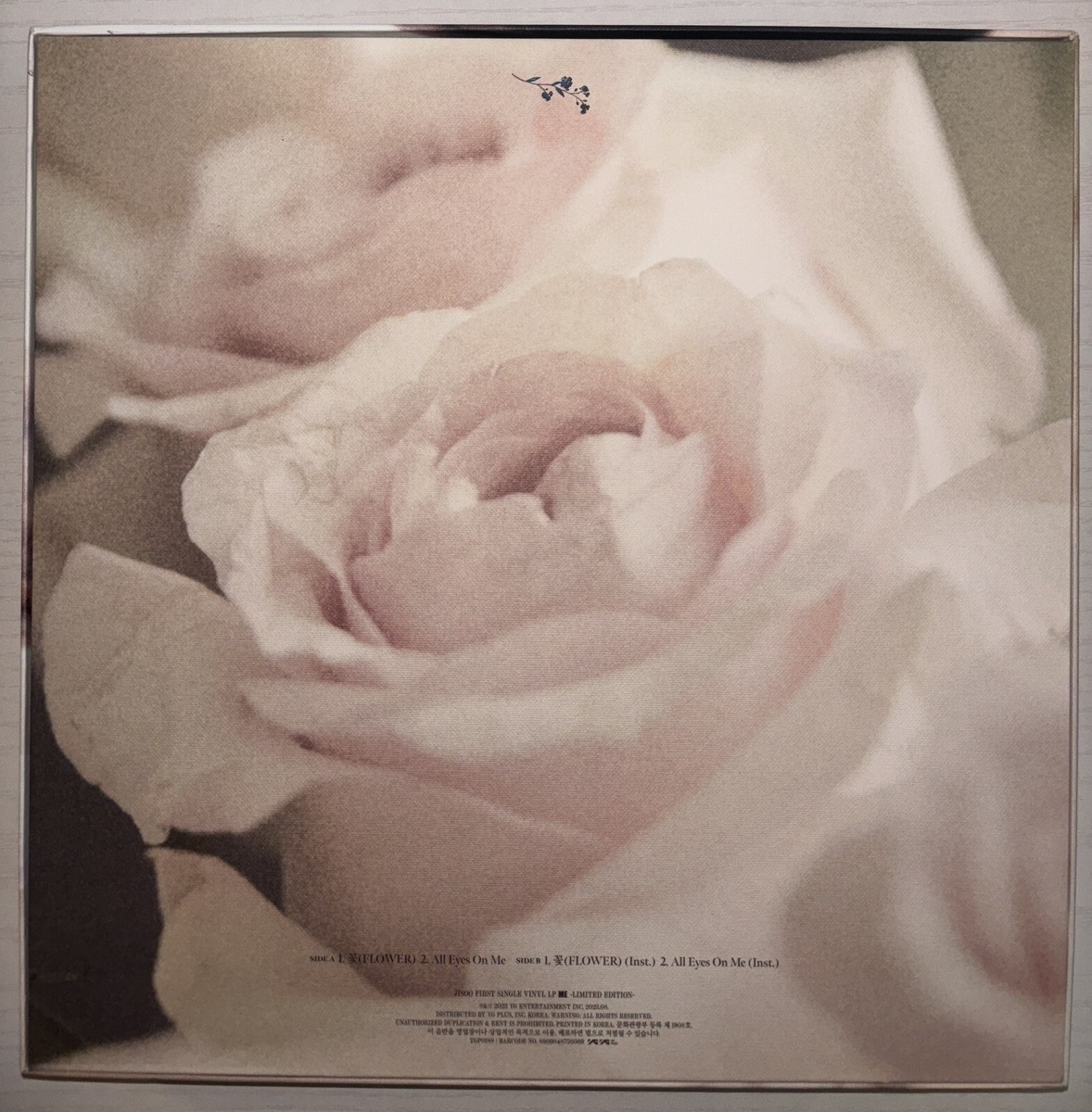 BLACKPINK JISOO [ME] Autographed Signed Photobook LP VINYL