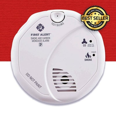 Sco5cn Battery Operated First Alert Smoke Detector And Carbon Monoxide Detector Alarm