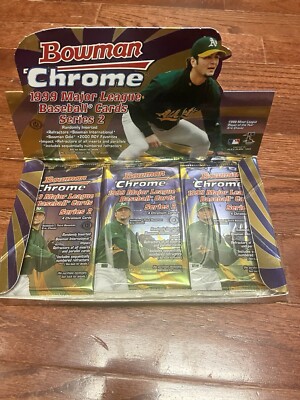 (1) Pack 1999 Bowman Chrome Baseball Series 2 Unopened 24 Avail. SABATHIA RC ?M4