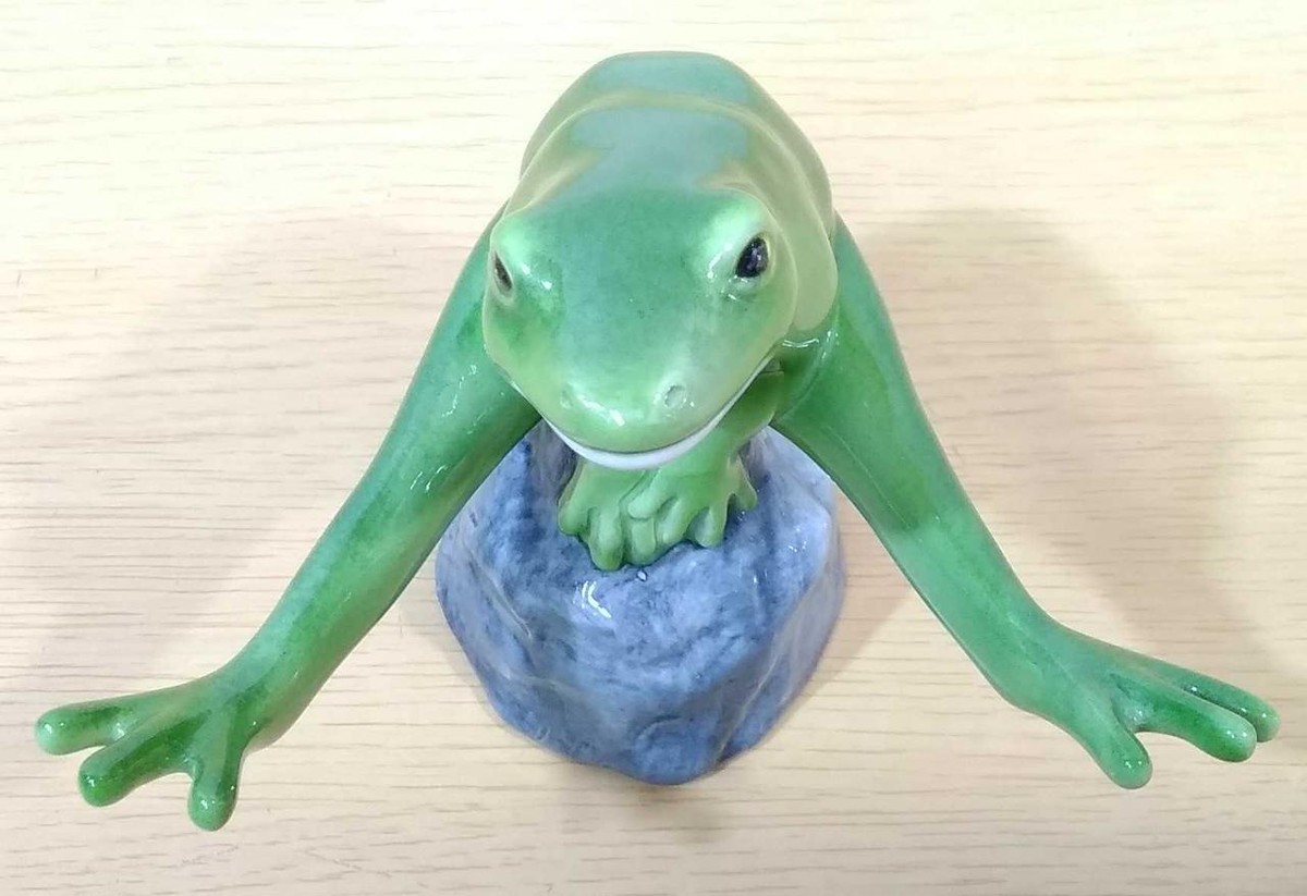 Royal Copenhagen 556 Figurine Goodluckflog Lucky Frog | eBay