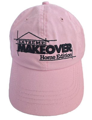 Extreme Makeover Home Edition Hat Cap TV Show Pink New