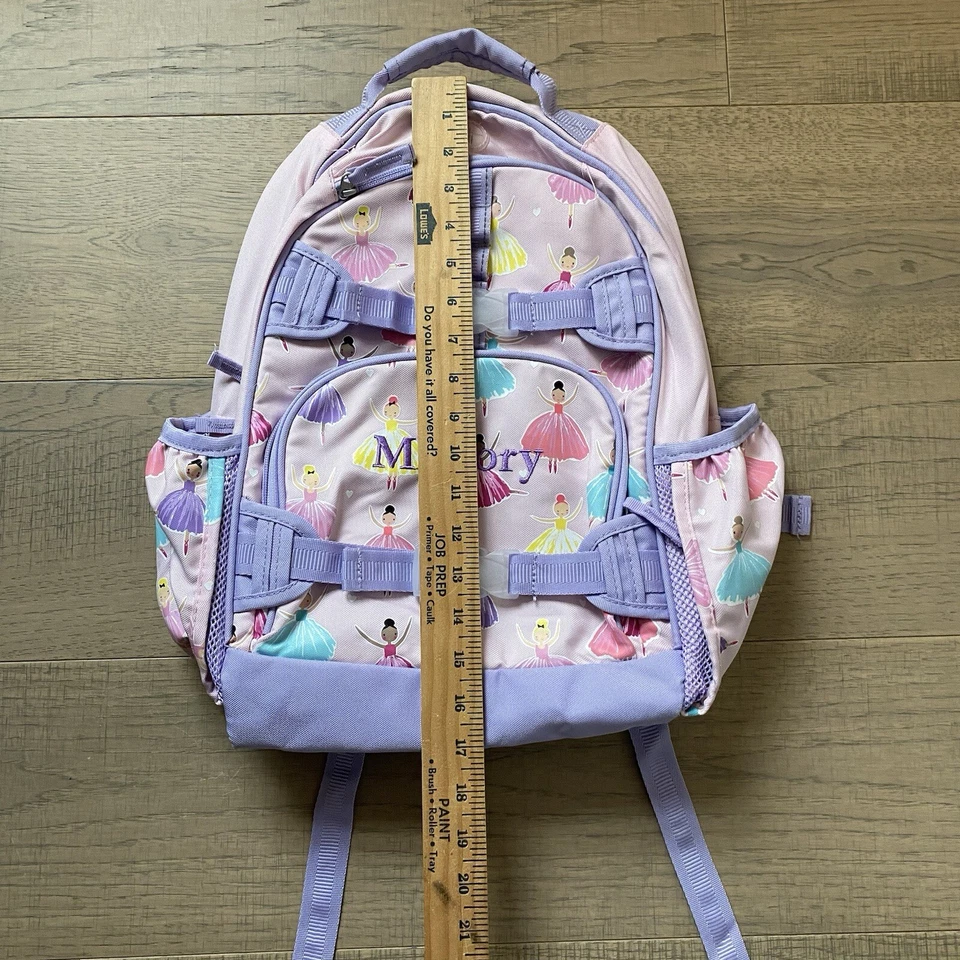 Mochila Pottery Barn Niños Mackenzie Bailarina Bailarinas de Ballet "Mallory" Mono Usada en Excelente Condición Foto 4 de 4