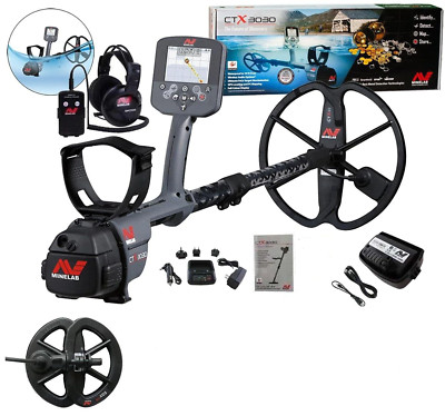 Minelab CTX 3030 Waterproof Metal Detector and Extra 6'' CTX Coil