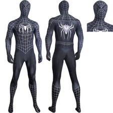 Black Venom Spider-man Jumpsuit Spiderman Cosplay Costume Stage Suit Halloween