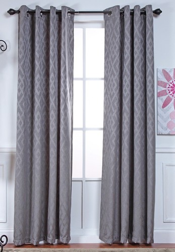 Adrian 54" X 84" Woven Window Curtain with Metal Grommets by Stylemaster® - Picture 12 of 21