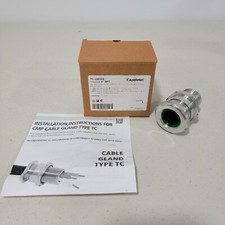 Appleton Electric New Old Stock TC-100104 Cable Connector,1 In.,Straight Alum 