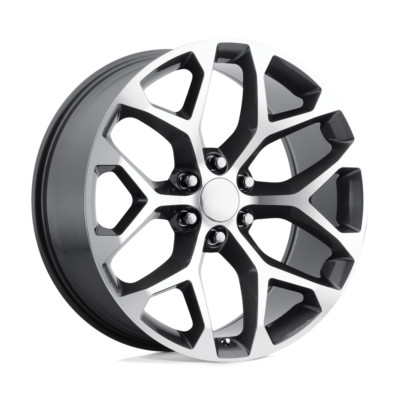 Performance Replicas PR176 20x9 6x139.7 24mm Gunmetal Machined Wheel