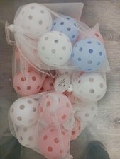 Made For Retail Brand Indoor Pickleball Ball Set Blue White Pink 52 Count NEW