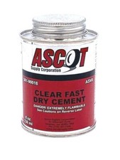10 PACK $7 A PIECE ASCOT ASV8 CLEAR VULCANIZING TIRE CEMENT 8OZ