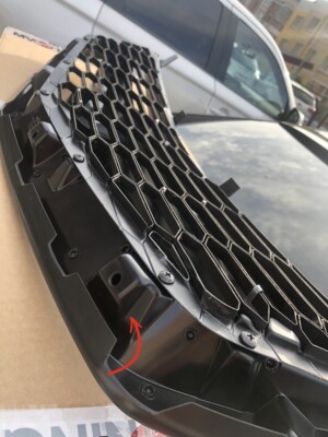 pour HONDA ACCORD 2008-2011 GRILLE DE CALANDRE AVANT CHROME CENTRE
