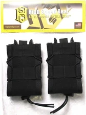 HIGH SPEED GEAR (2-Pack) Rifle Mag TACO Molle Pouch Black 11T200BK NEW 