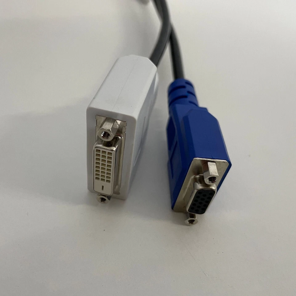 Genuine Dell DVI-i Dual Link to DVI & VGA Monitor Splitter Adapter Cable 0X2026 - Image 4 of 4