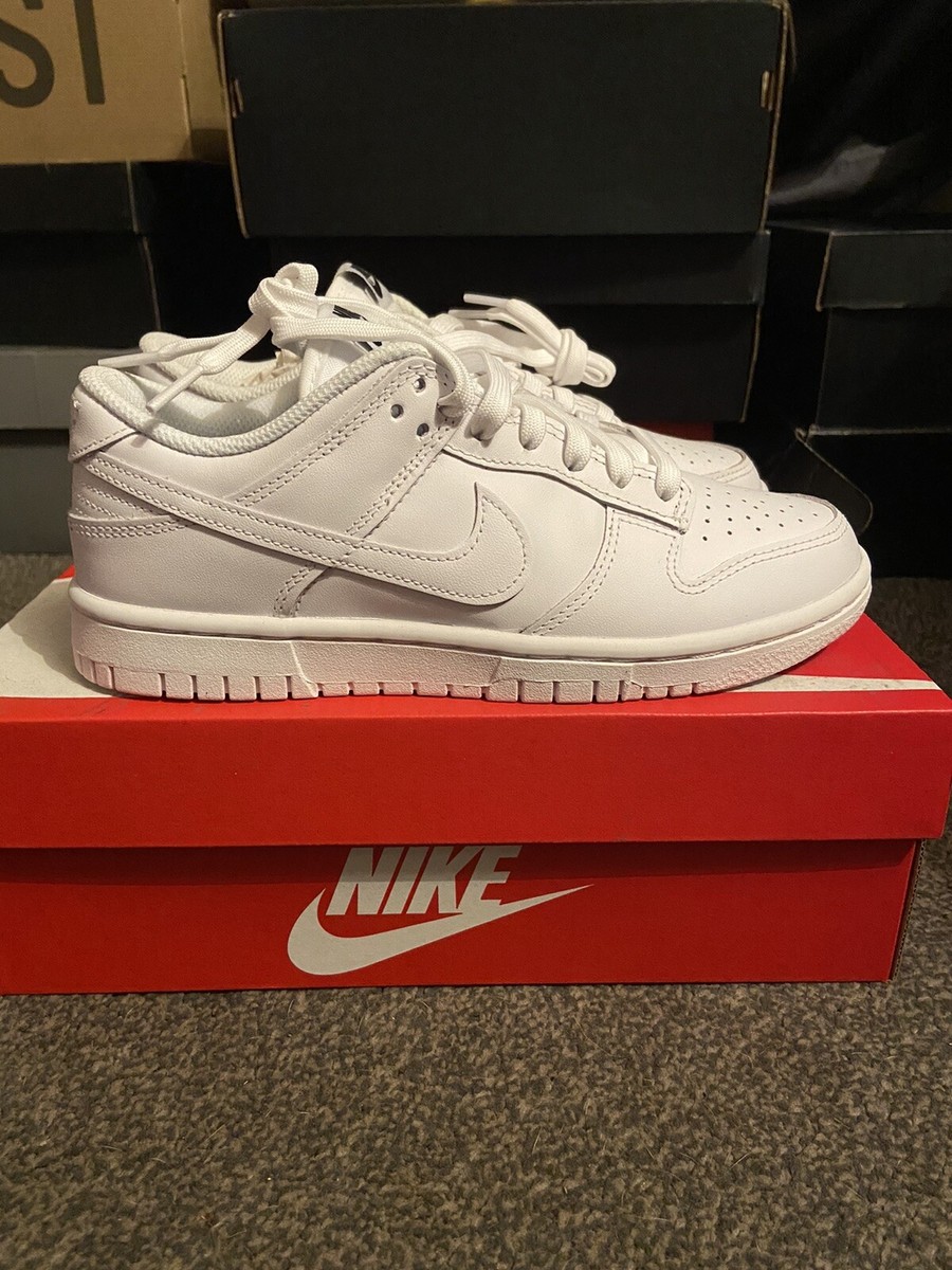 Size UK 4 - Nike Dunk Low Triple White - DD1503109 | eBay UK