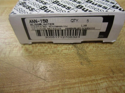 Cooper Bussman ANN-150: Ann Very Fast Acting Limiter - 150 Amp - Each unit