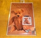 Vintage, "Celebrate the Century" USPS Teddy Bear, Collectable Card with Necklace — photo 1