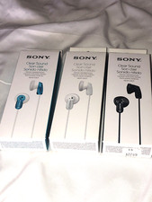 NIP New Lot Of 3 Sony In-Ear Headphones Stereo Audio Earbud Earphones MDR-E9LP