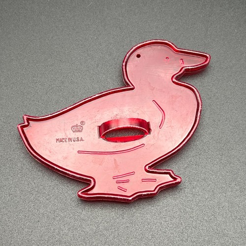 Vintage Red Translucent Cookie Cutters - YOU PICK - HRM | Loma | Unmarked - Picture 35 of 51