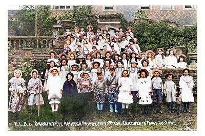 ptc3935 - Notts. - Hodsock Primary School's Garden Fete 1909 - Druck 6x4