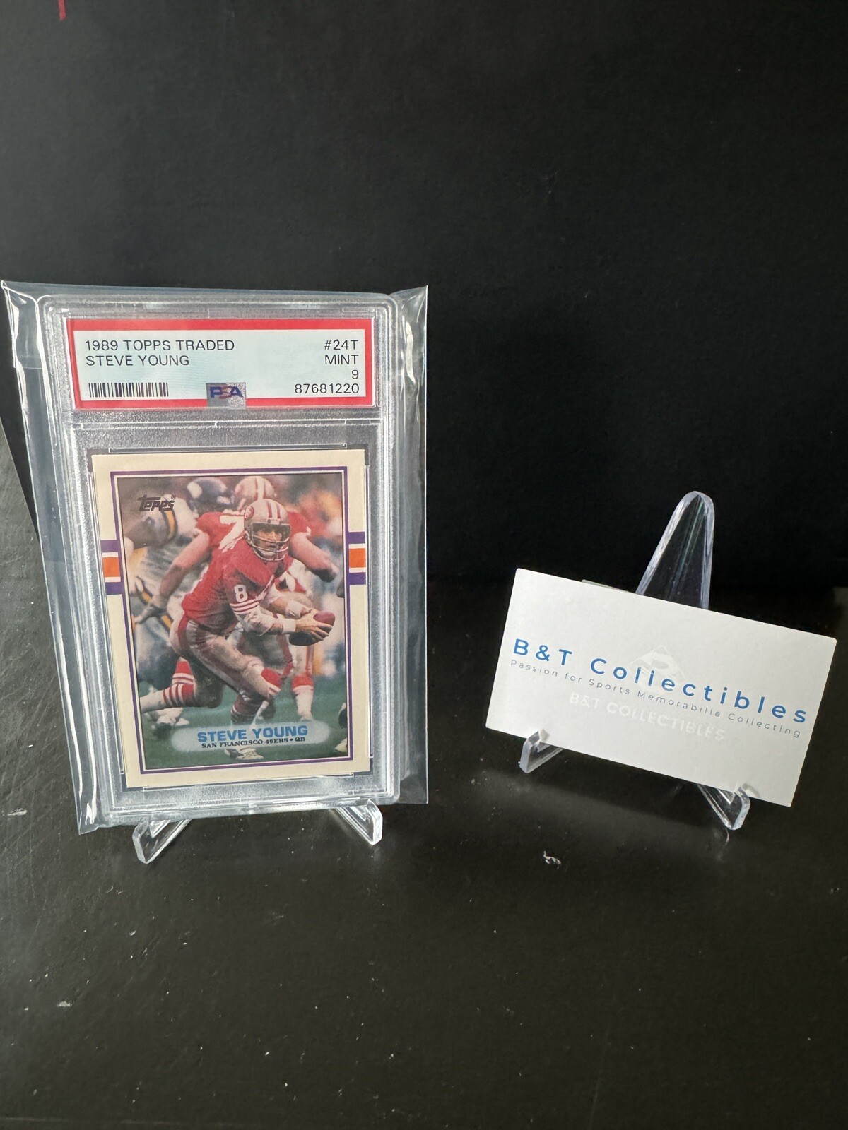 1989 Topps Traded #24T Steve Young PSA 9 MINT San Francisco 49ers🔥