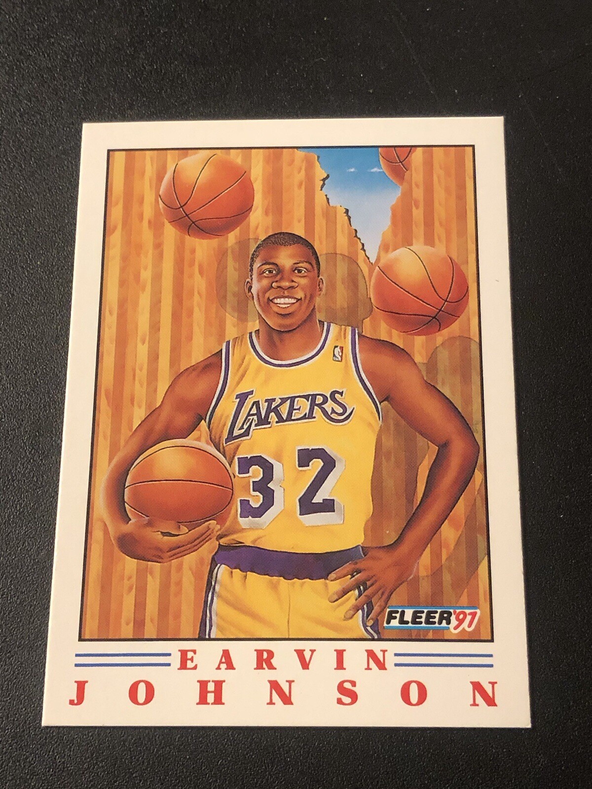 1991-92 Fleer Pro Vision Magic Johnson #6 HOF