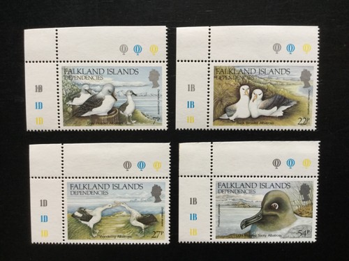 FALKLAND ISLANDS DEPENDENCIES 1985 Albatrosses  Set MNH (C8)