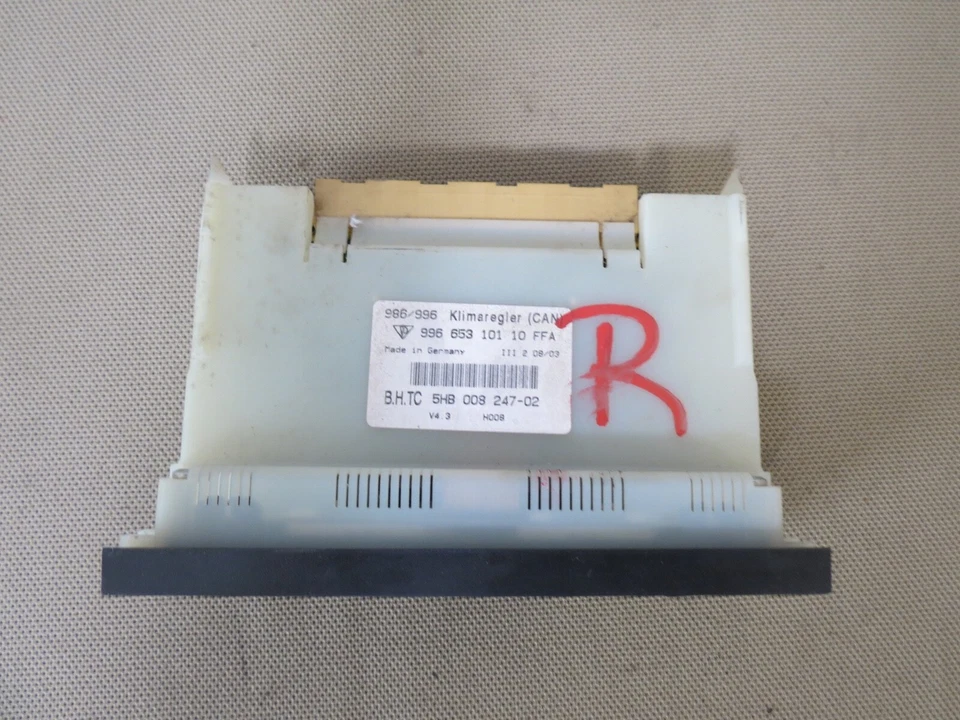 ✅ 03-05 Porsche 911 986 996 Boxster módulo de control de clima temperatura CA 99665310110 Foto 3 de 4