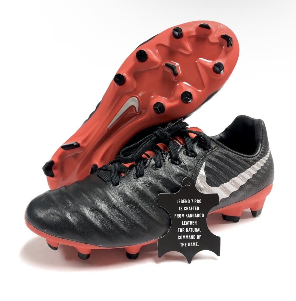 NIKE LEGEND 7 PRO FG LEATHER SOCCER CLEATS SIZE 9.5 USA MEXICO