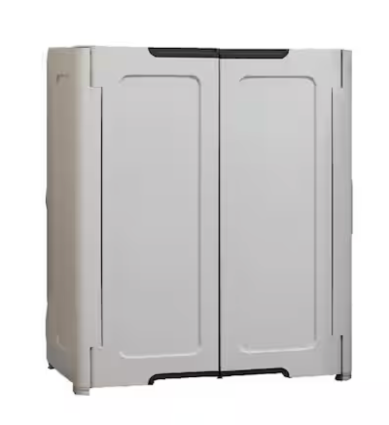 HDX Freestanding Garage Base Cabinet in Light Grey (30 in. W x 36