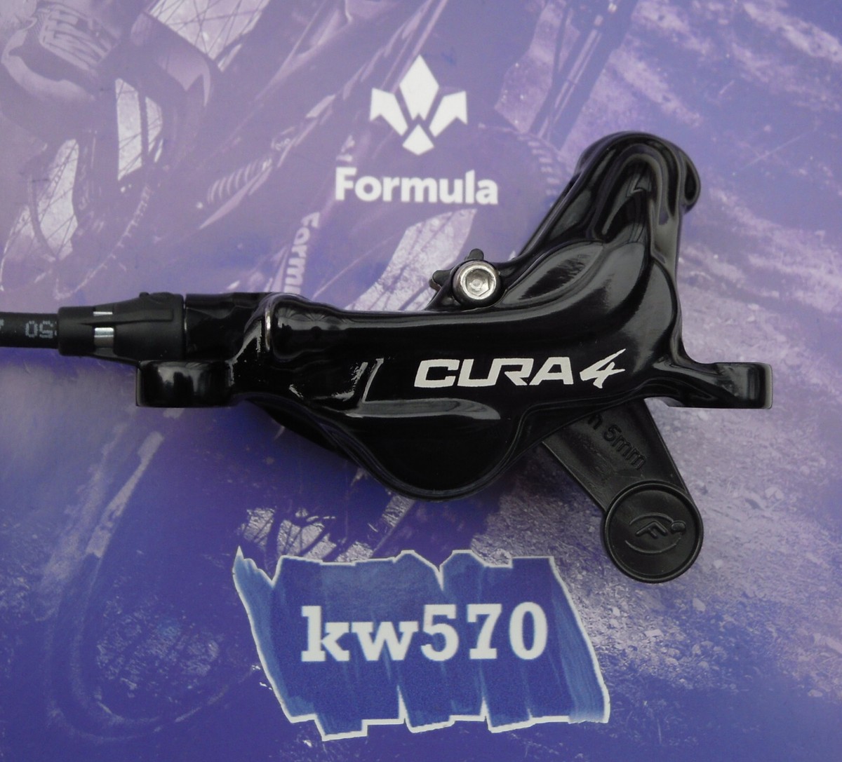 Formula - Impianto CURA 4 Glossy Black 4-pistoni optional speedlock FD94175-4U e Formula - Impianto CURA 4 Glossy Black 4-pistoni optional speedlock FD94175-4U e