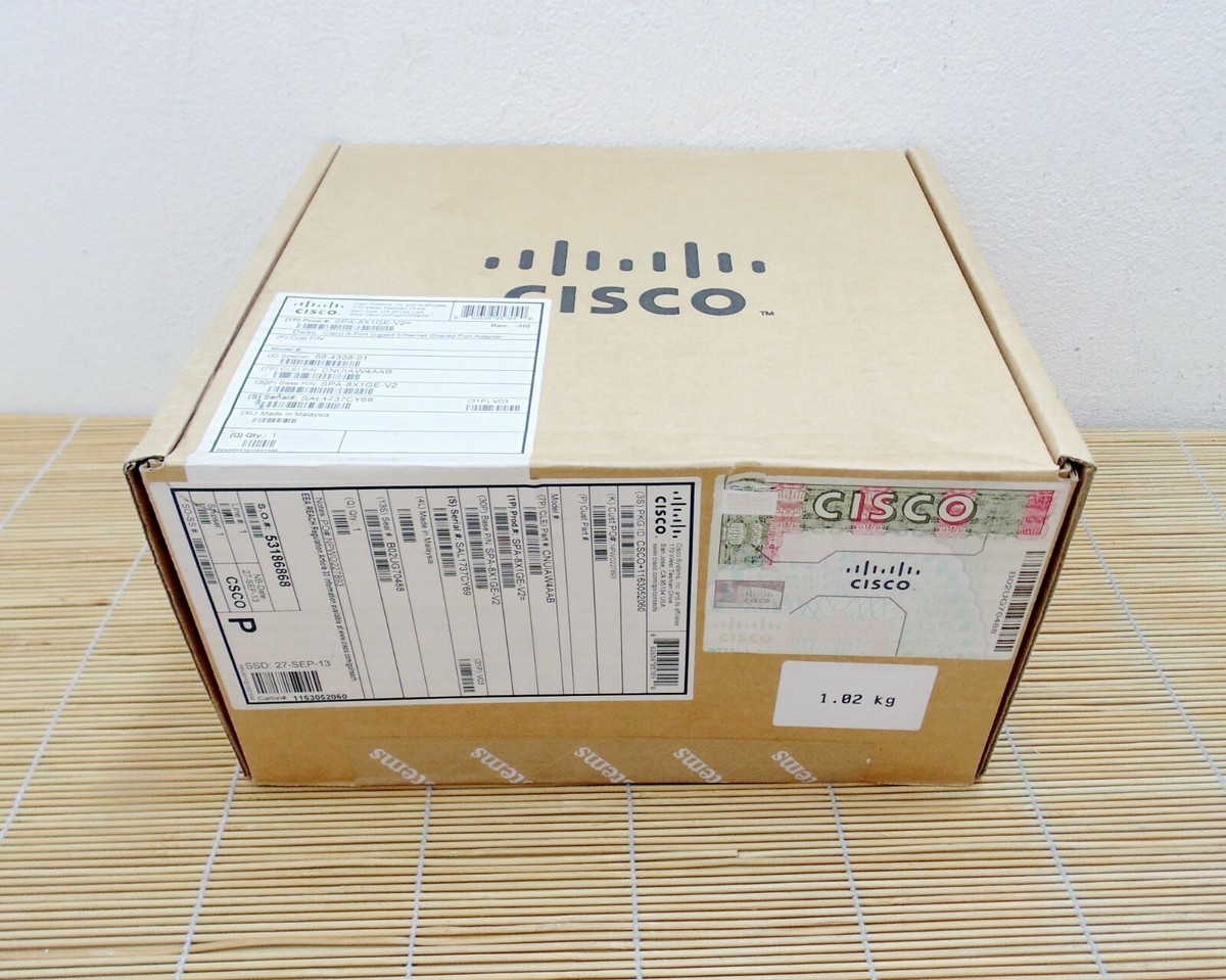 NEW Cisco SPA-8X1GE-V2 8-Port Gigabit Ethernet Shared Port NEU