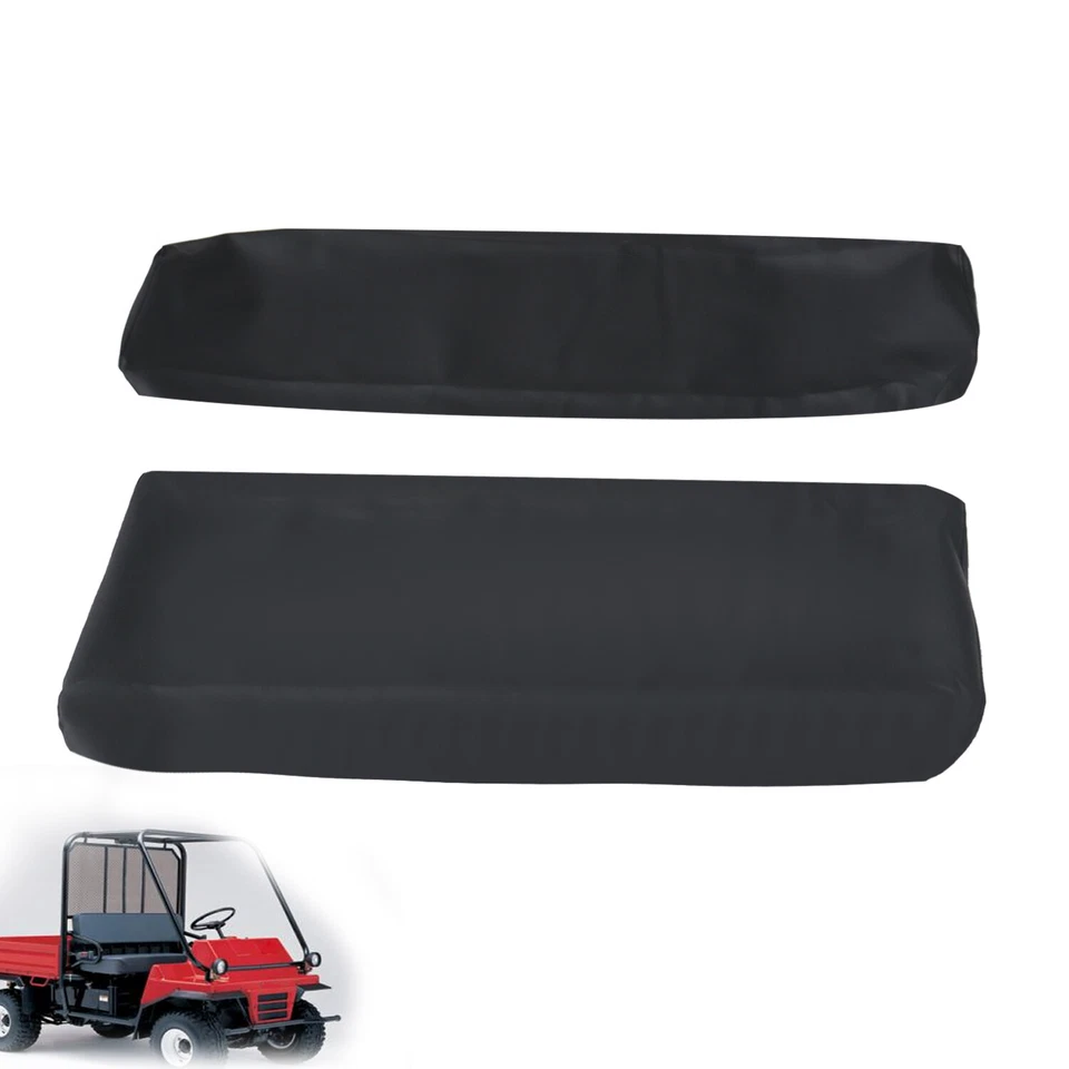 New Black UTV Vinyl Seat Cover For Kawasaki Mule 2500 2510 3000 3010 Diesel 4X4 Foto 3 de 4