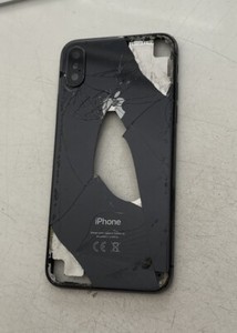 Original Apple iPhone X Gehäuse Rahmen Glasbruch Für Refurbisch Schwarz Black