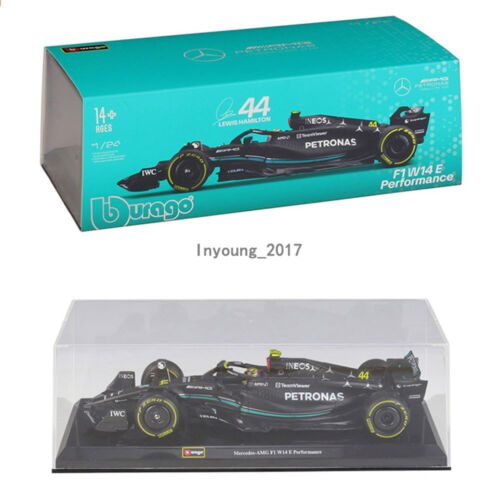 1:24 2023 F1 W14 E Performance #44 Lewis Hamilton Diecast Model Car Collectible - Picture 1 of 24