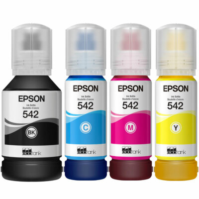 Genuine Epson 542 Ink Bottle 4 Pack for ET-5150 ET-5850 ET-16500 ST-C8000 | eBay