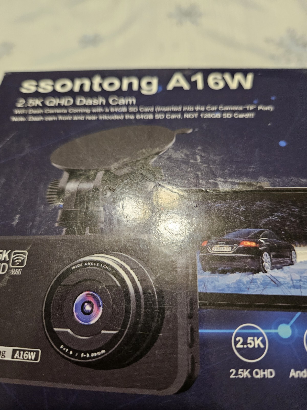New Opened Box Ssontong Dash Cam for Enhanced Road Safety-image