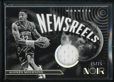 2022-23 ALONZO MOURNING 15/75 JERSEY PANINI NOIR NEWSREELS