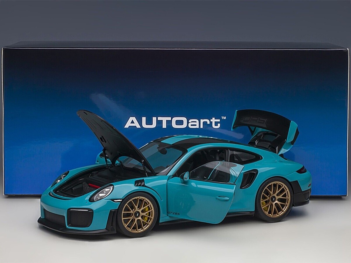 1/18 Porsche 911 (991.2) GT2 RS Weissach Package Miami Blue Model